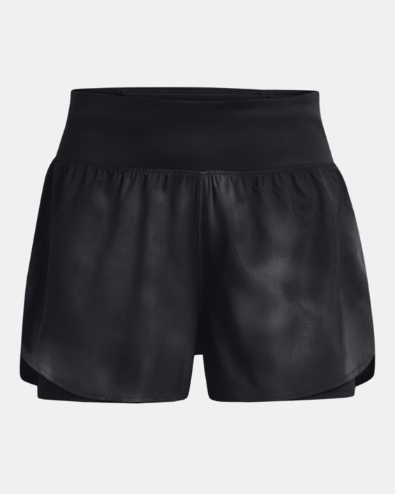 Women's UA Up The Pace 2-in-1 Shorts, Black, pdpMainDesktop image number 7